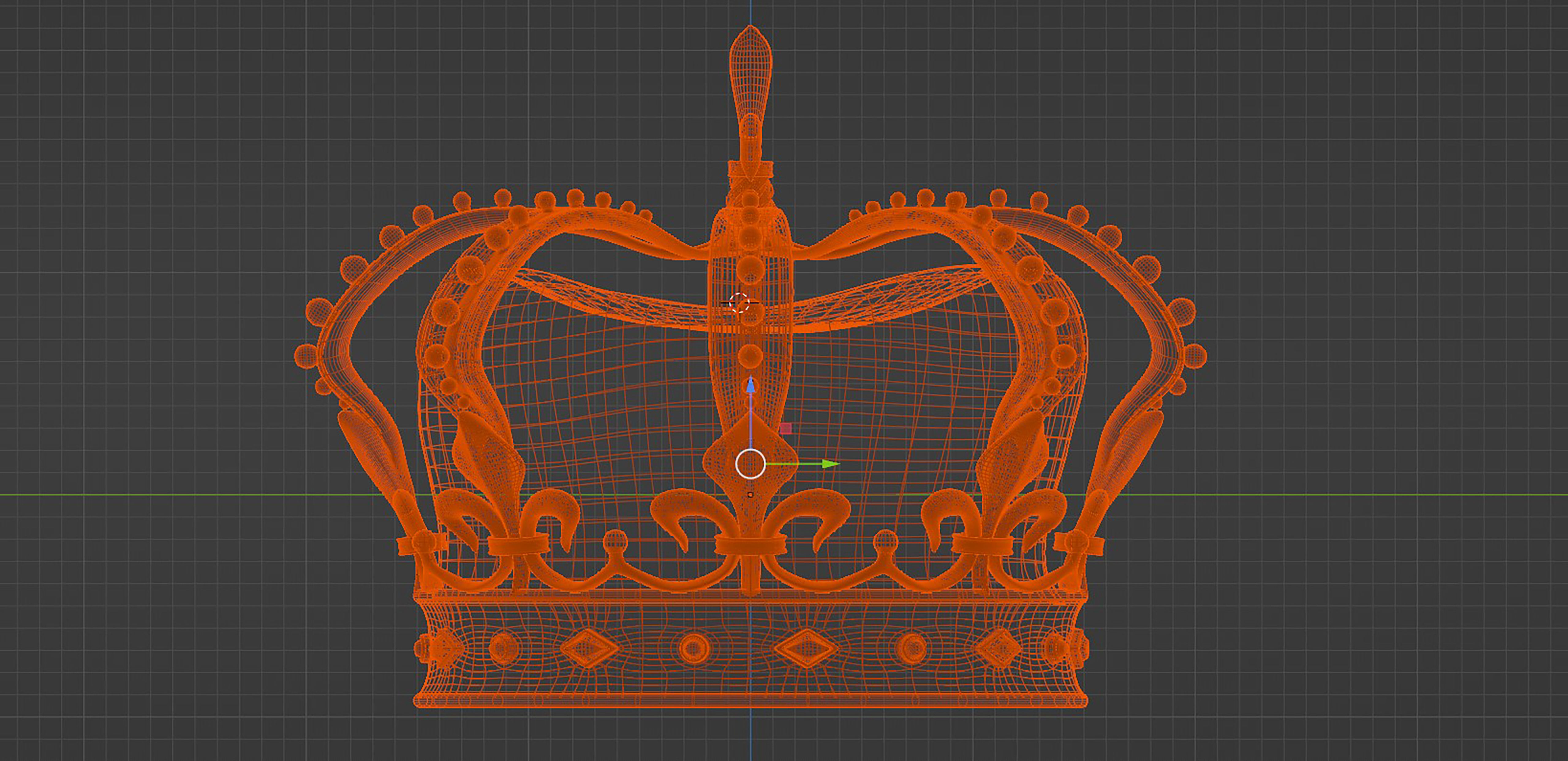 Crown 3D model_9