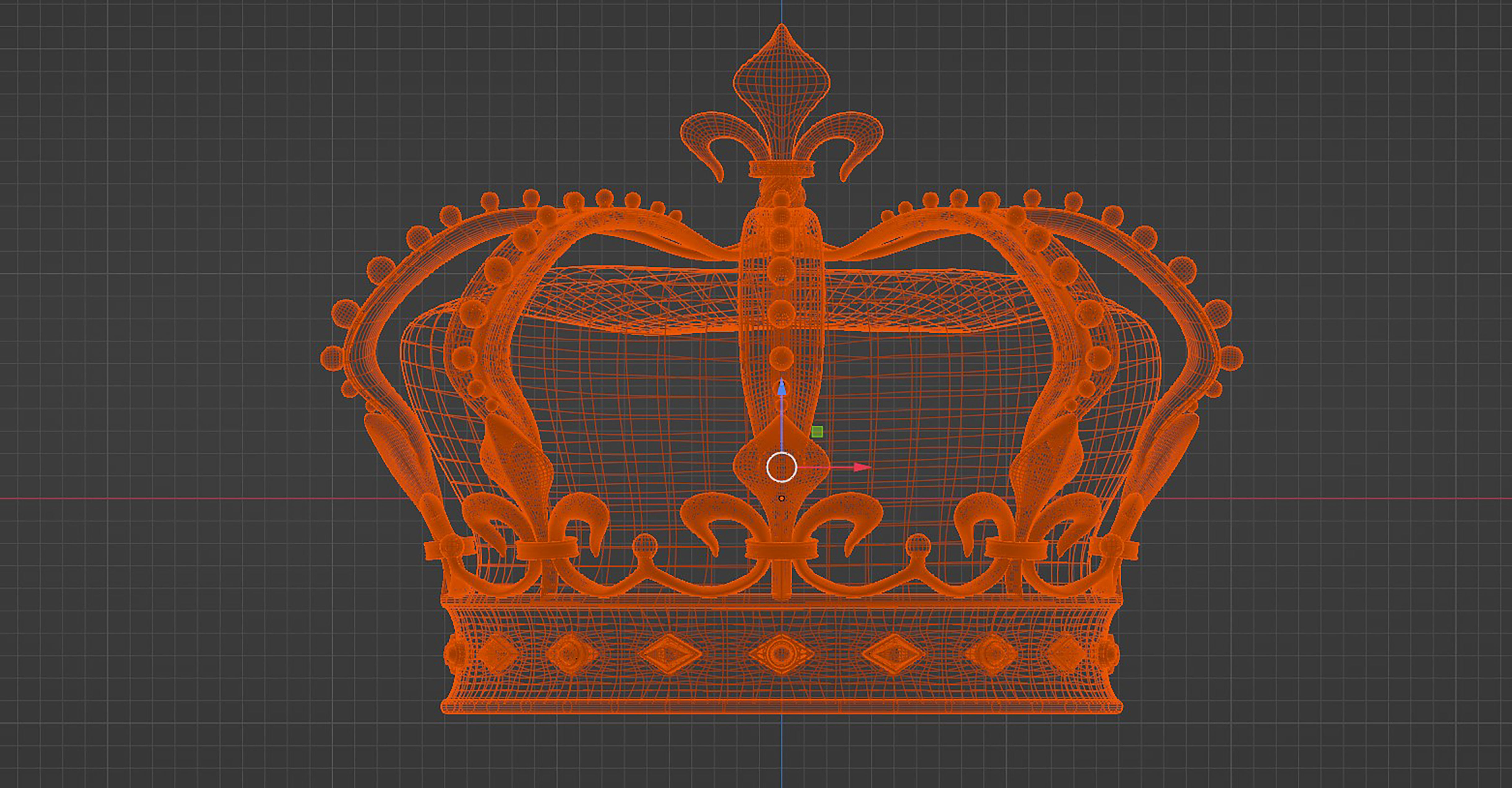 Crown 3D model_8