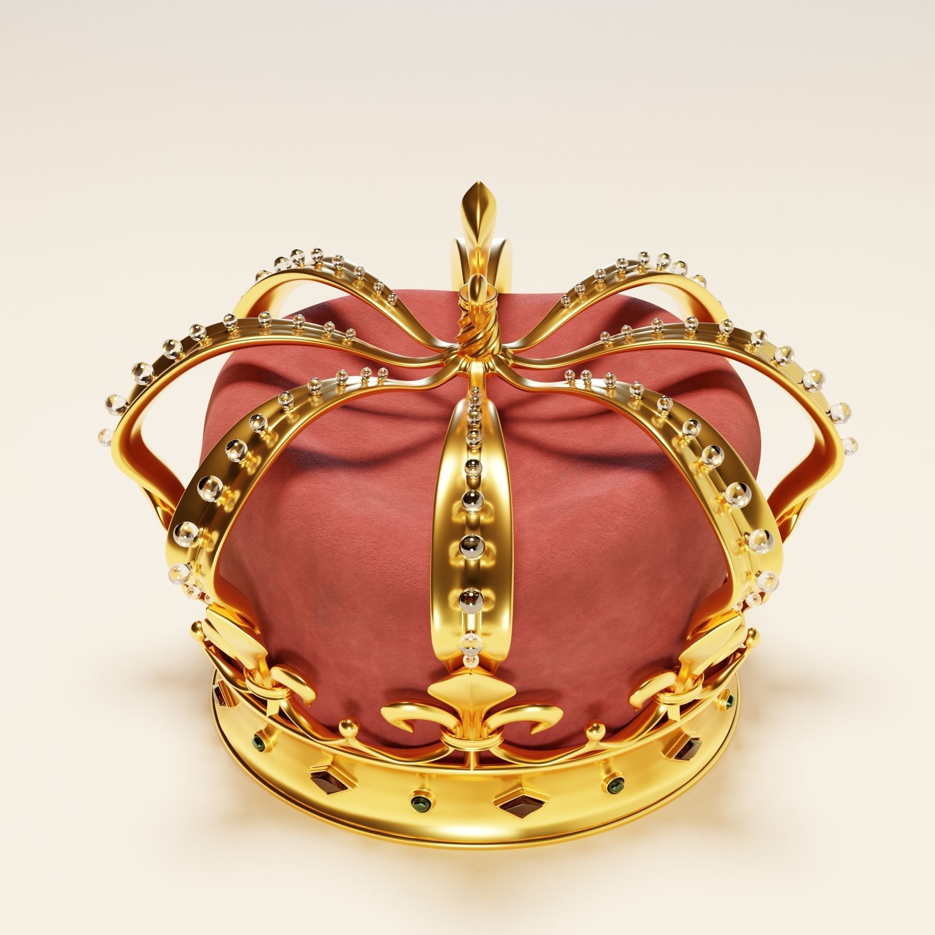 Crown 3D model_3