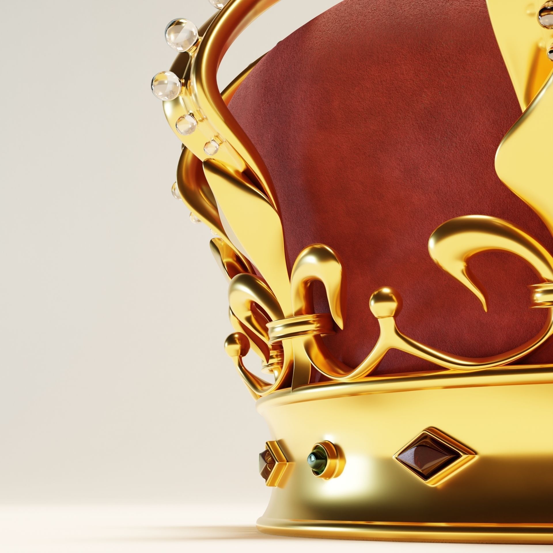 Crown 3D model_7