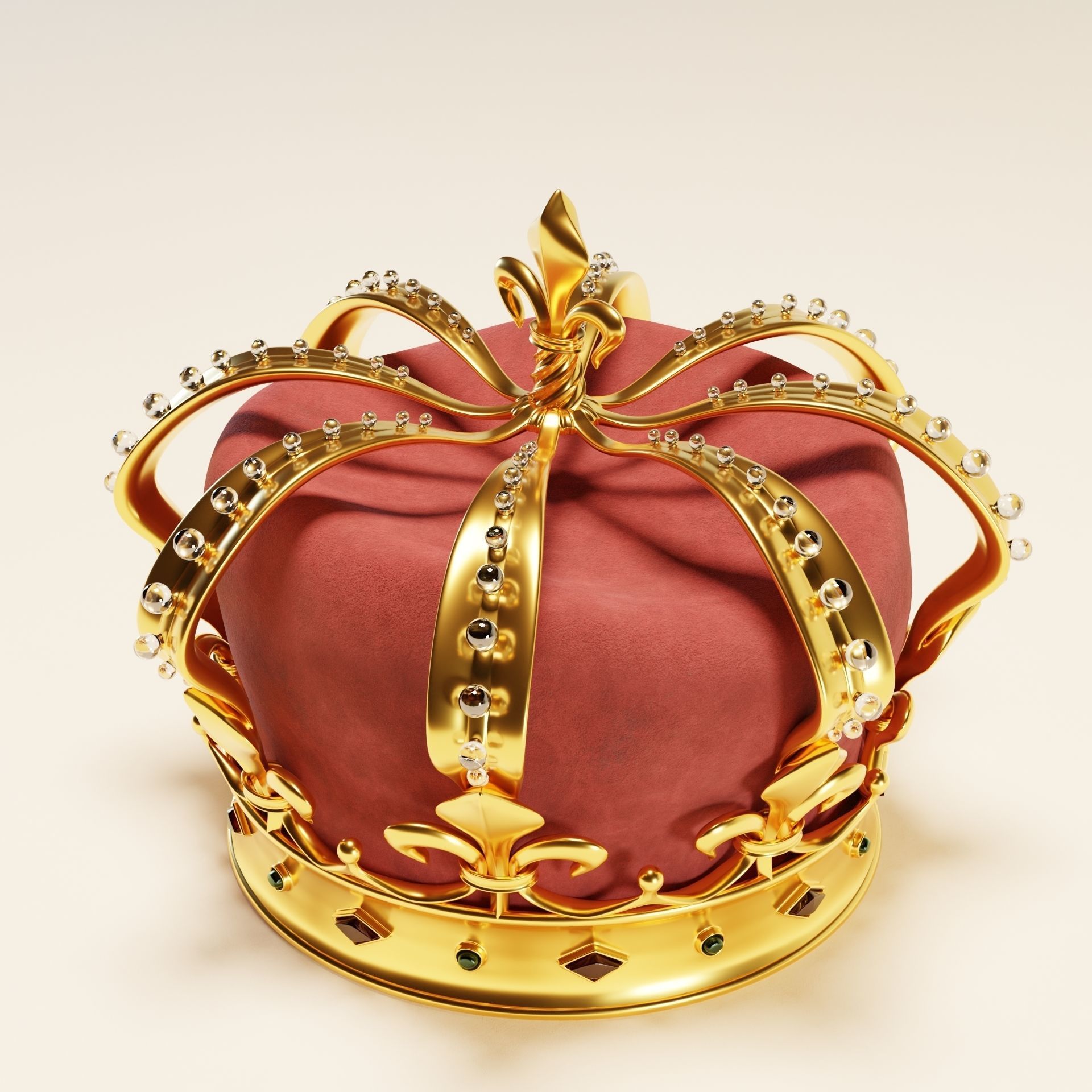 Crown 3D model_2