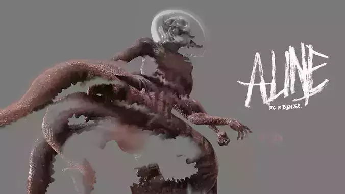 Aline Four Arms 3D model