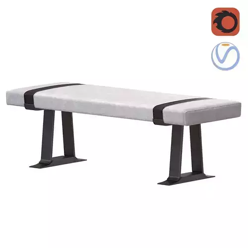 Aries Bench holly hunt metal