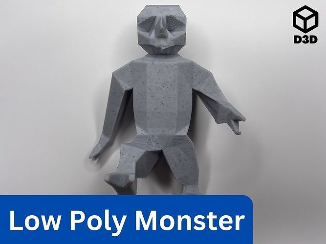Low Poly Monster Free low-poly 3D model