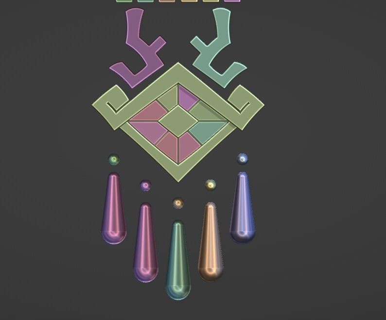 ZELDA FULL DRESS COSPLAY ACCESSORIES ZELDA TEARS OF THE KINGDOM 3D print model_5