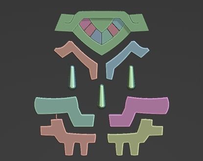 ZELDA FULL DRESS COSPLAY ACCESSORIES ZELDA TEARS OF THE KINGDOM 3D print model_8