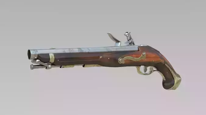 Flintlock Pistol Historic gun