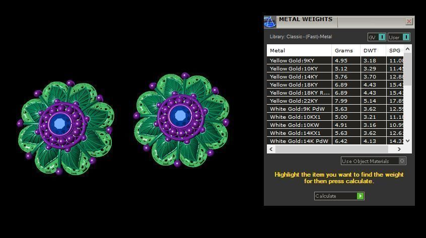 Earrings 3D print model_4