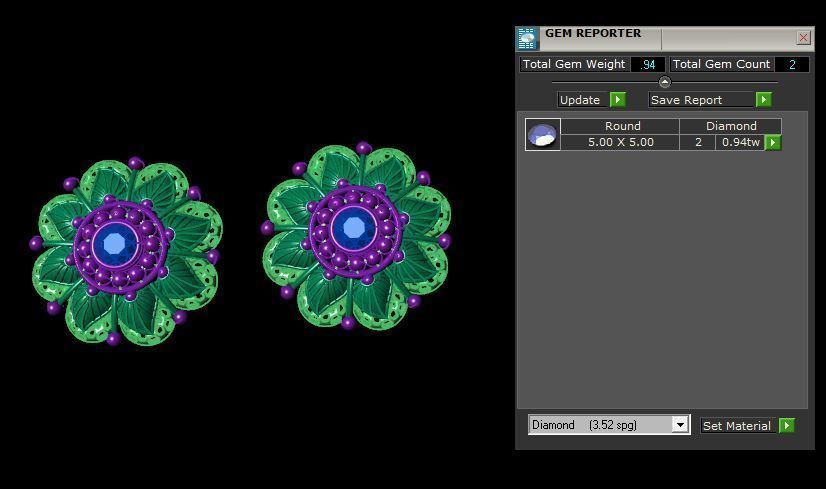 Earrings 3D print model_3