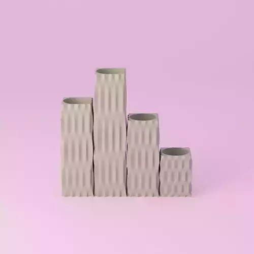  Stylish 3D Printable Pencil and Pen Holder  No Supports Needed 3D print model