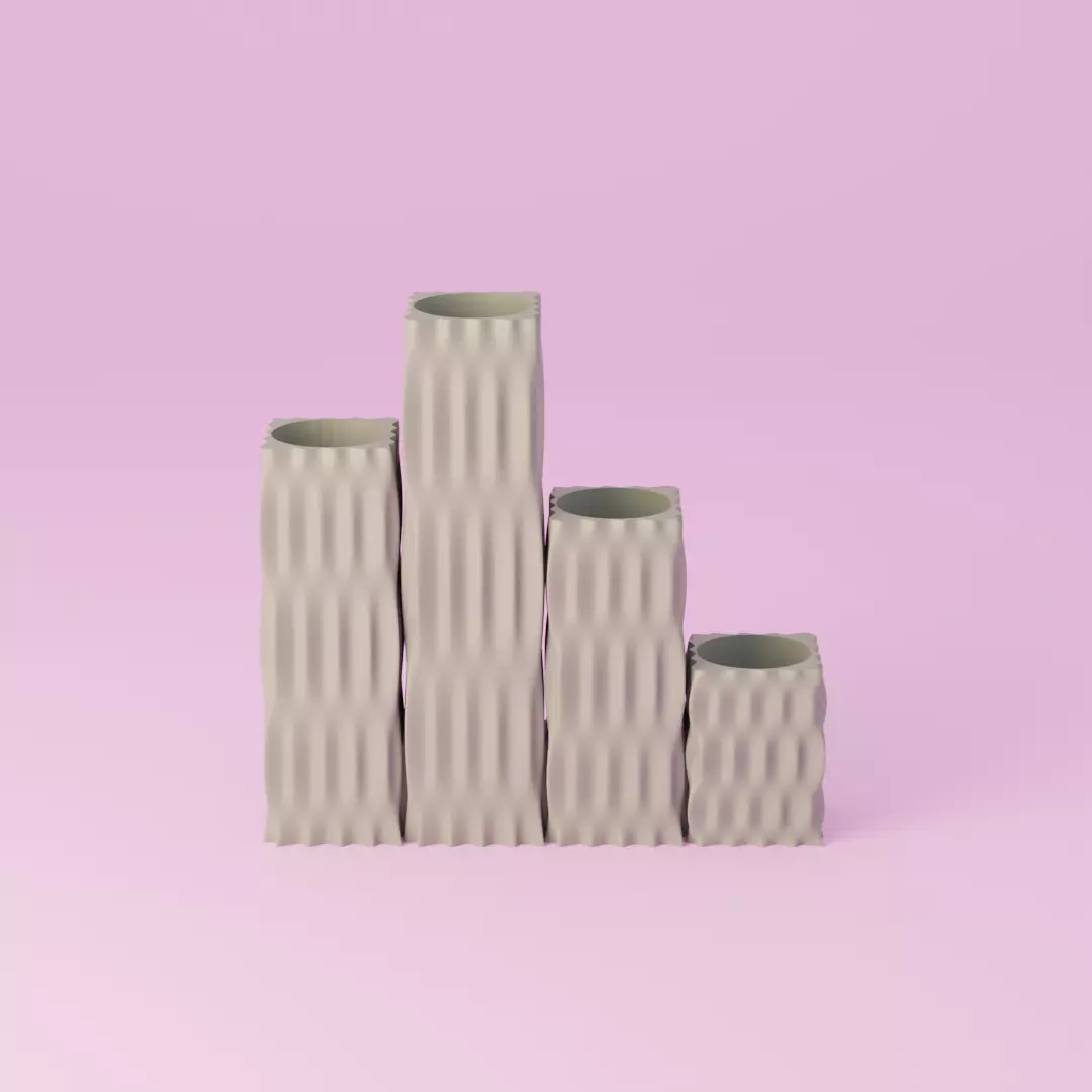  Stylish 3D Printable Pencil and Pen Holder  No Supports Needed 3D print model_0