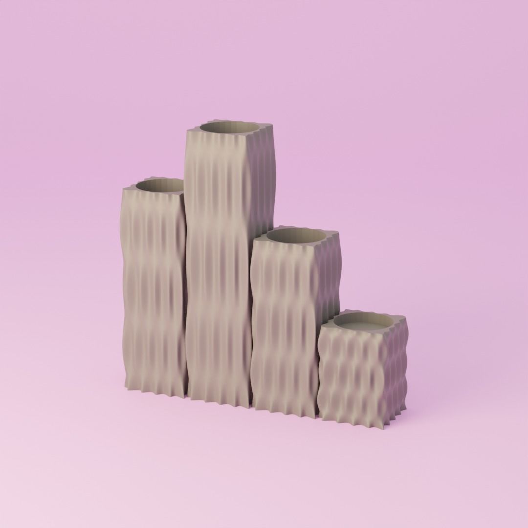  Stylish 3D Printable Pencil and Pen Holder  No Supports Needed 3D print model_1