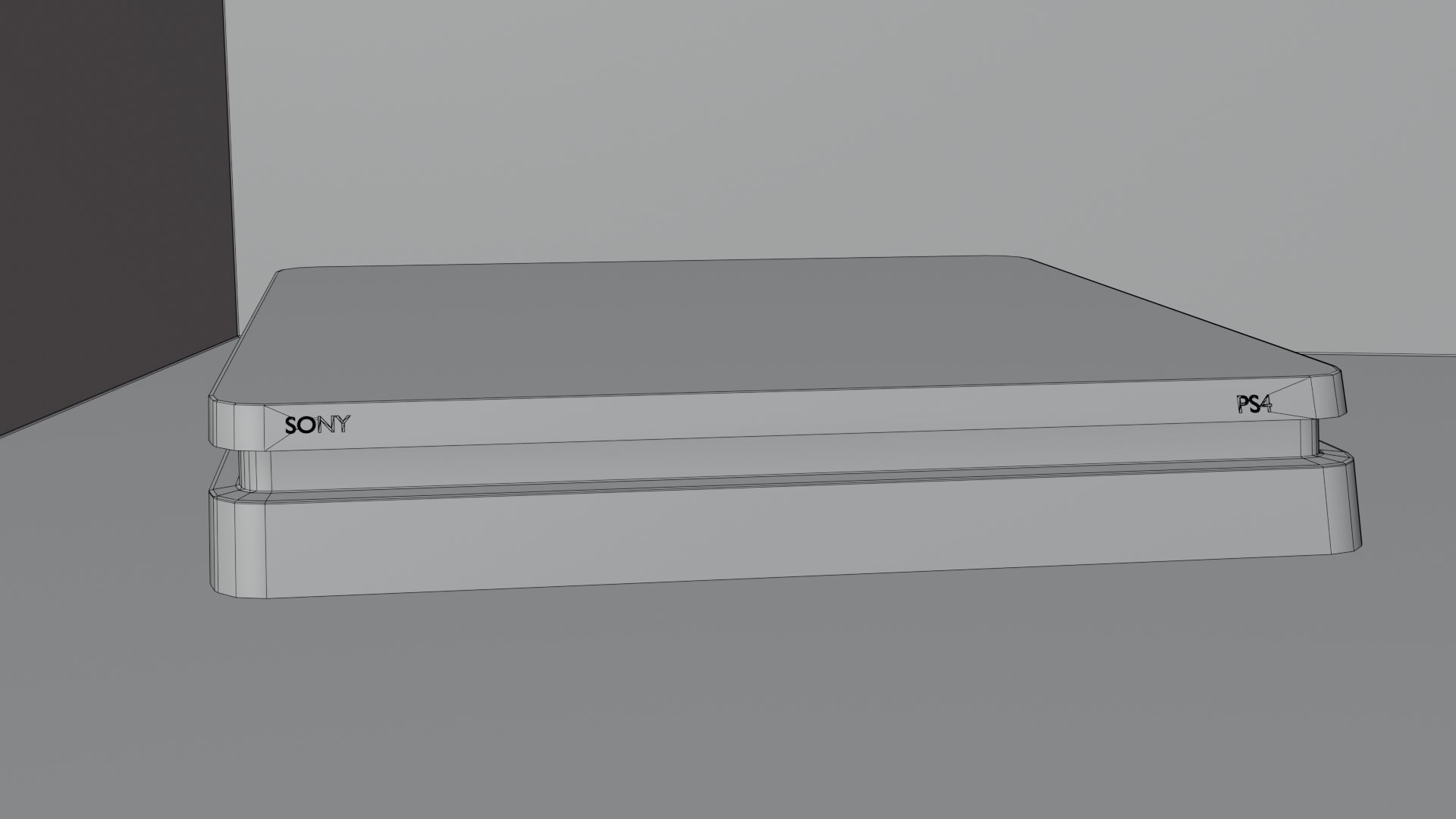 Gamer TV Setup by Nikdox 3D model_22
