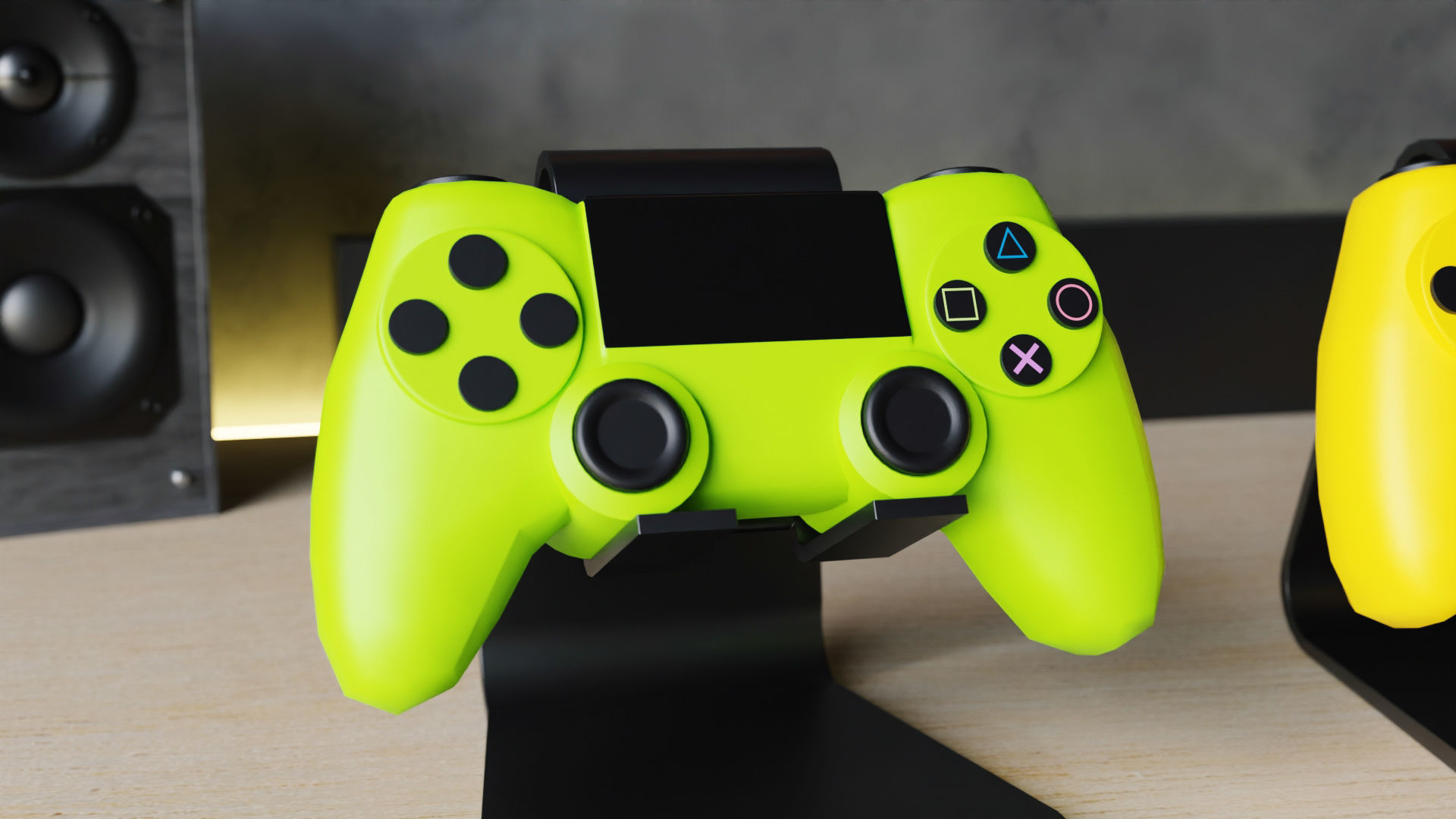 Gamer TV Setup by Nikdox 3D model_5