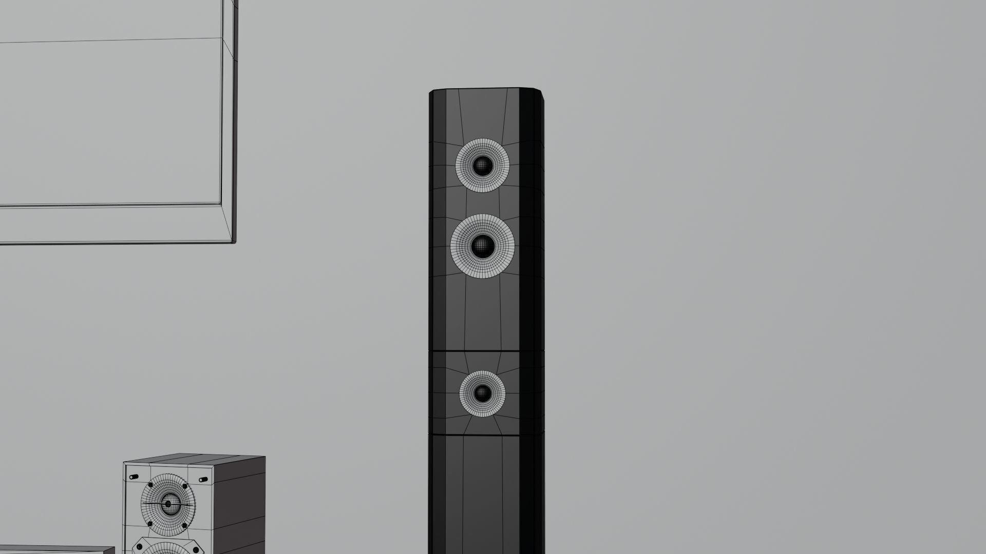 Gamer TV Setup by Nikdox 3D model_21