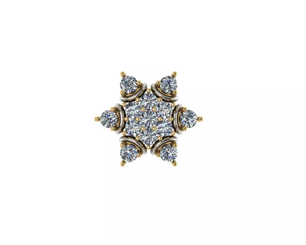 Nose Pin 3D print model_0