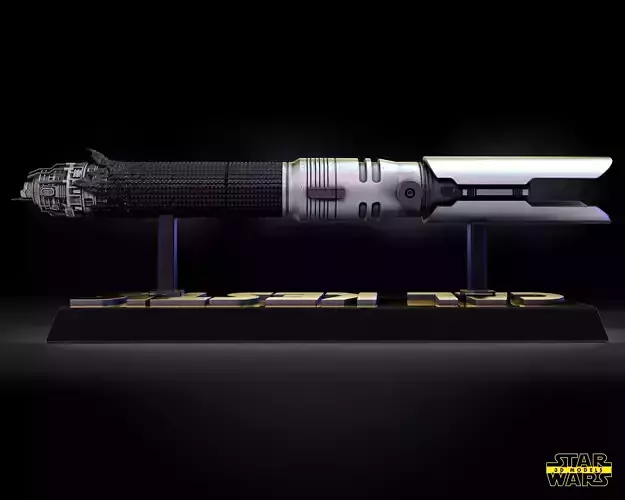 Cal Kestis Lightsaber Sculpture Star Wars 3D Models