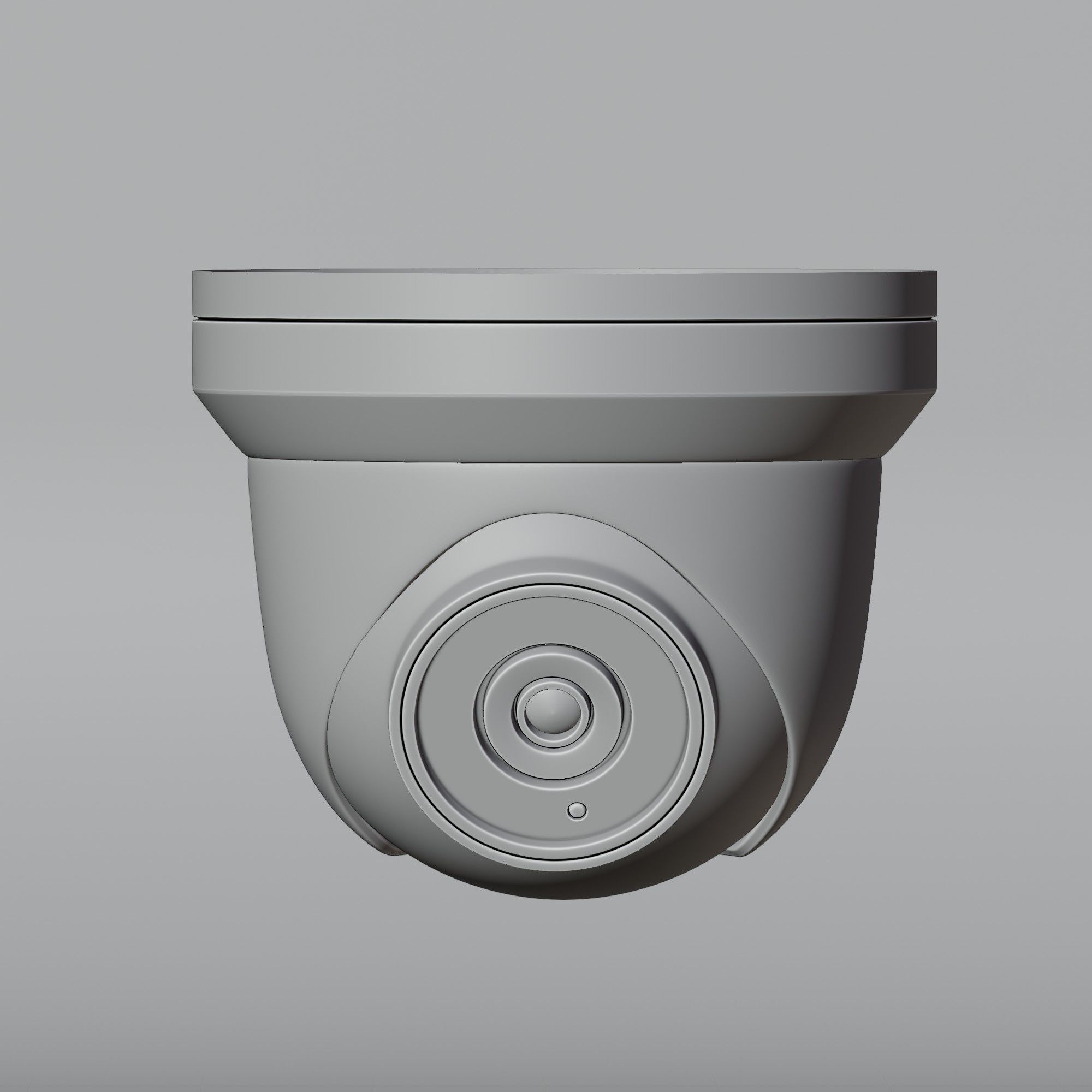 CCTV Camera 3D model Low-poly 3D model_2