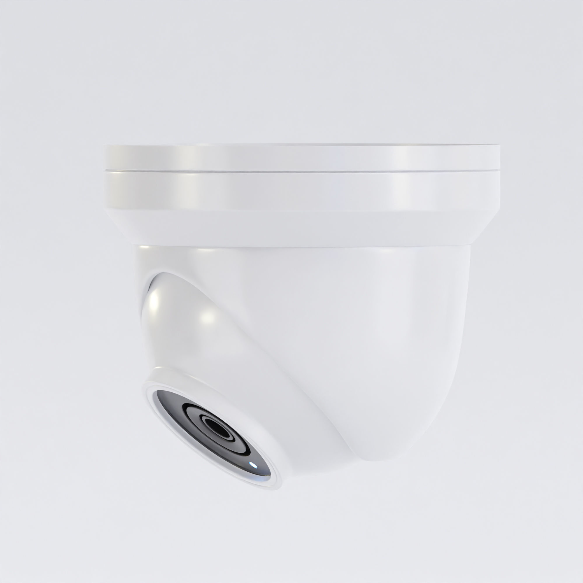 CCTV Camera 3D model Low-poly 3D model_1