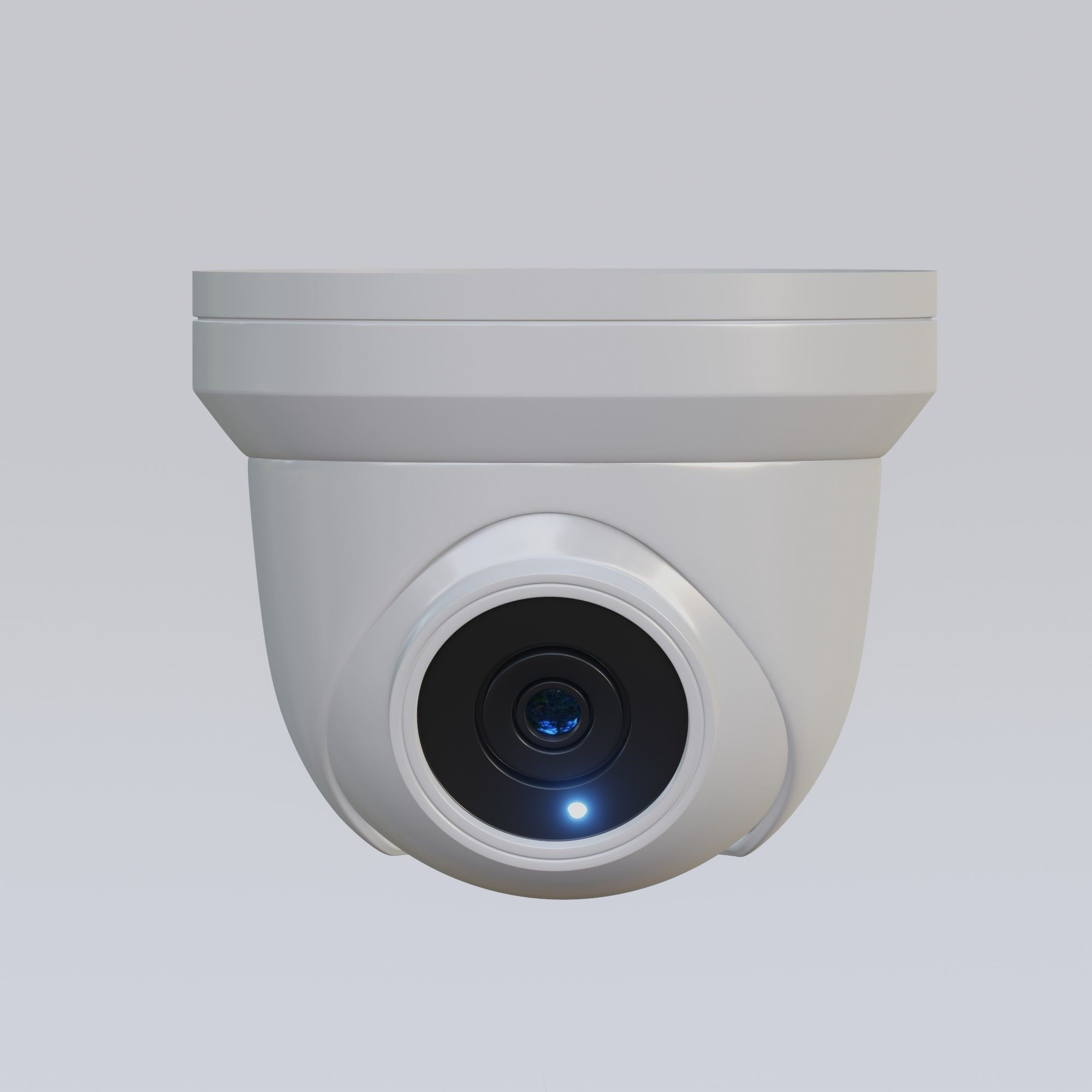 CCTV Camera 3D model Low-poly 3D model_3