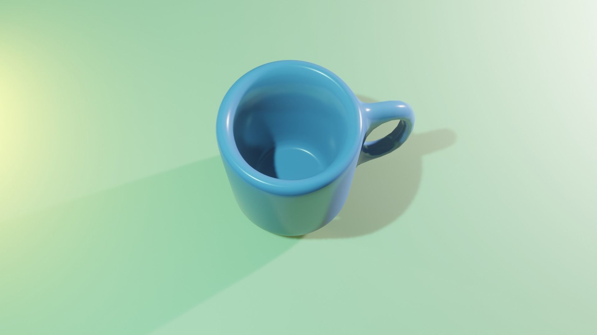 Low-Poly cup Low-poly 3D model_1
