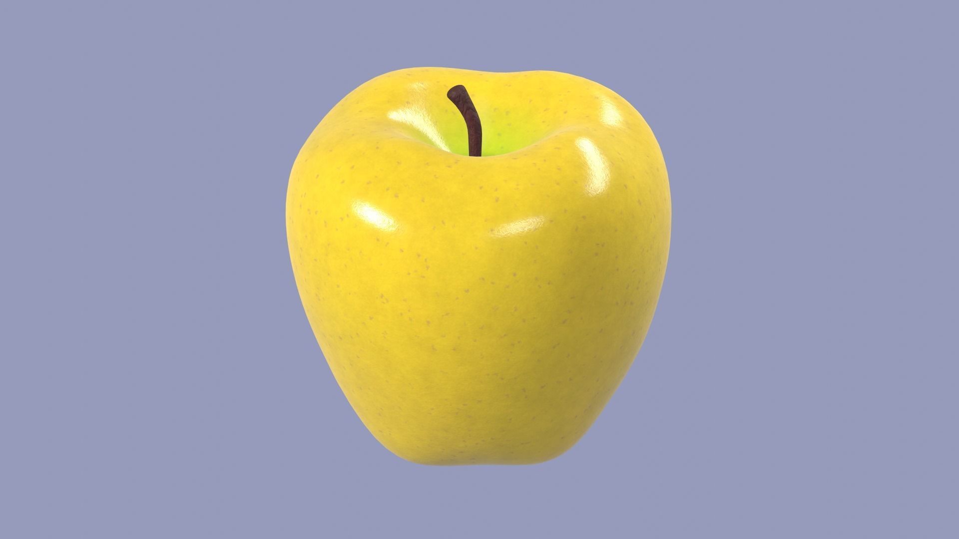 Red Green and Yellow Apples 3D Model Collection_31