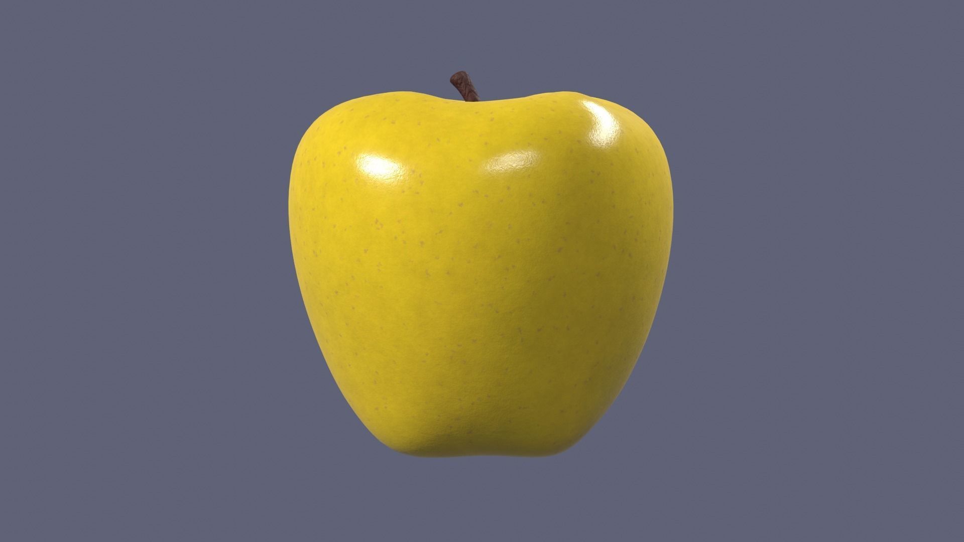 Red Green and Yellow Apples 3D Model Collection_33