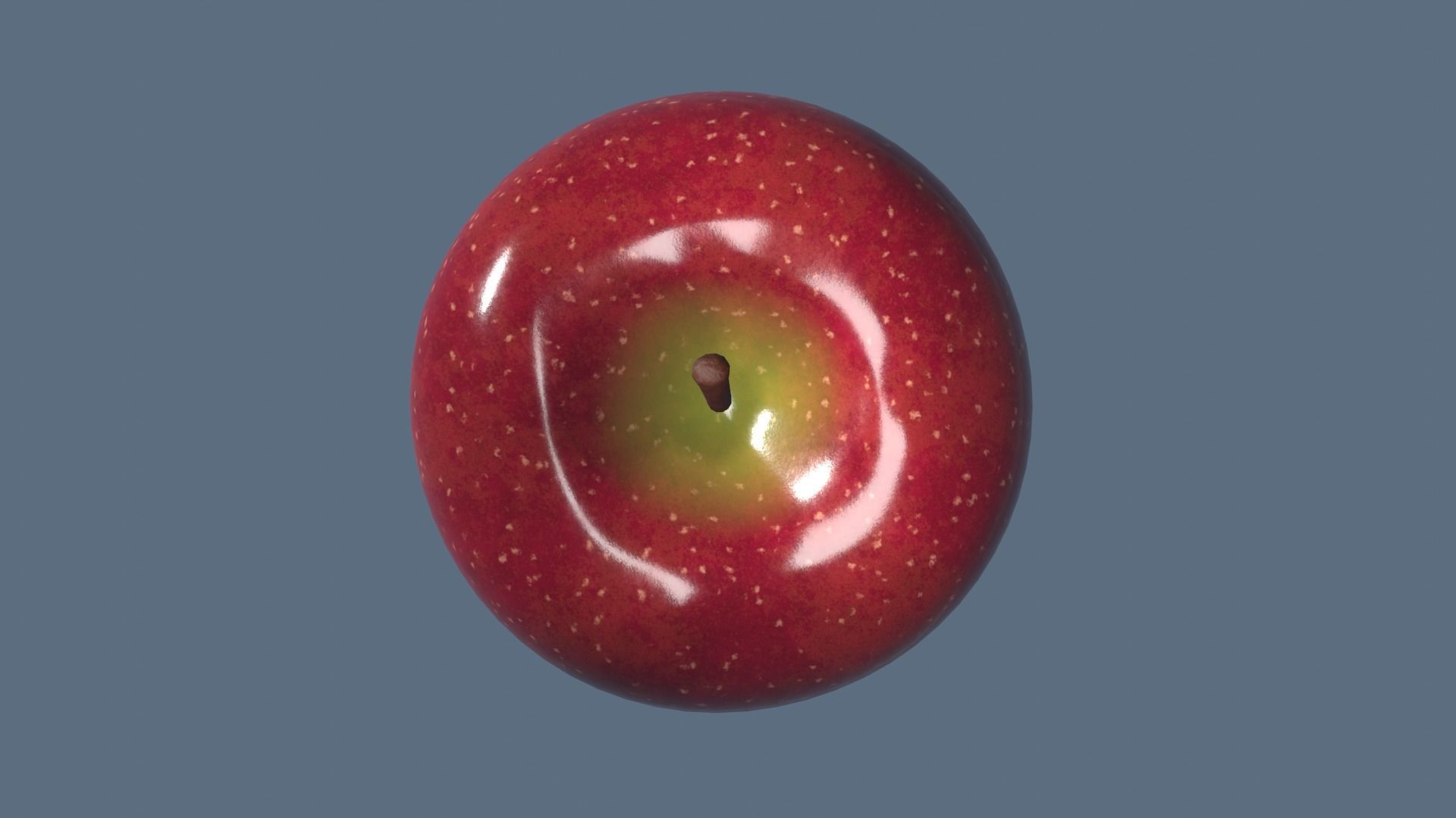 Red Green and Yellow Apples 3D Model Collection_15