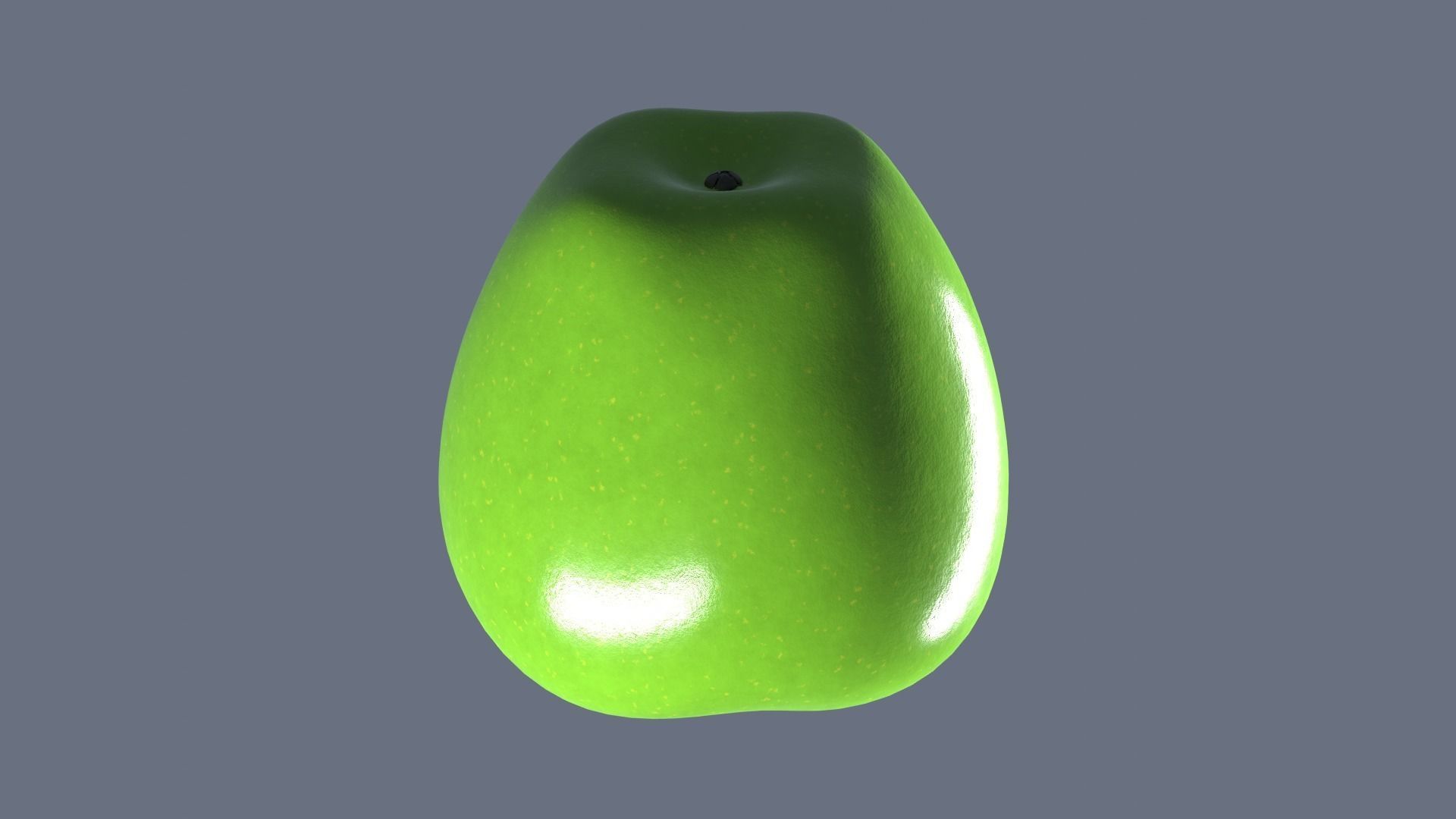 Red Green and Yellow Apples 3D Model Collection_29