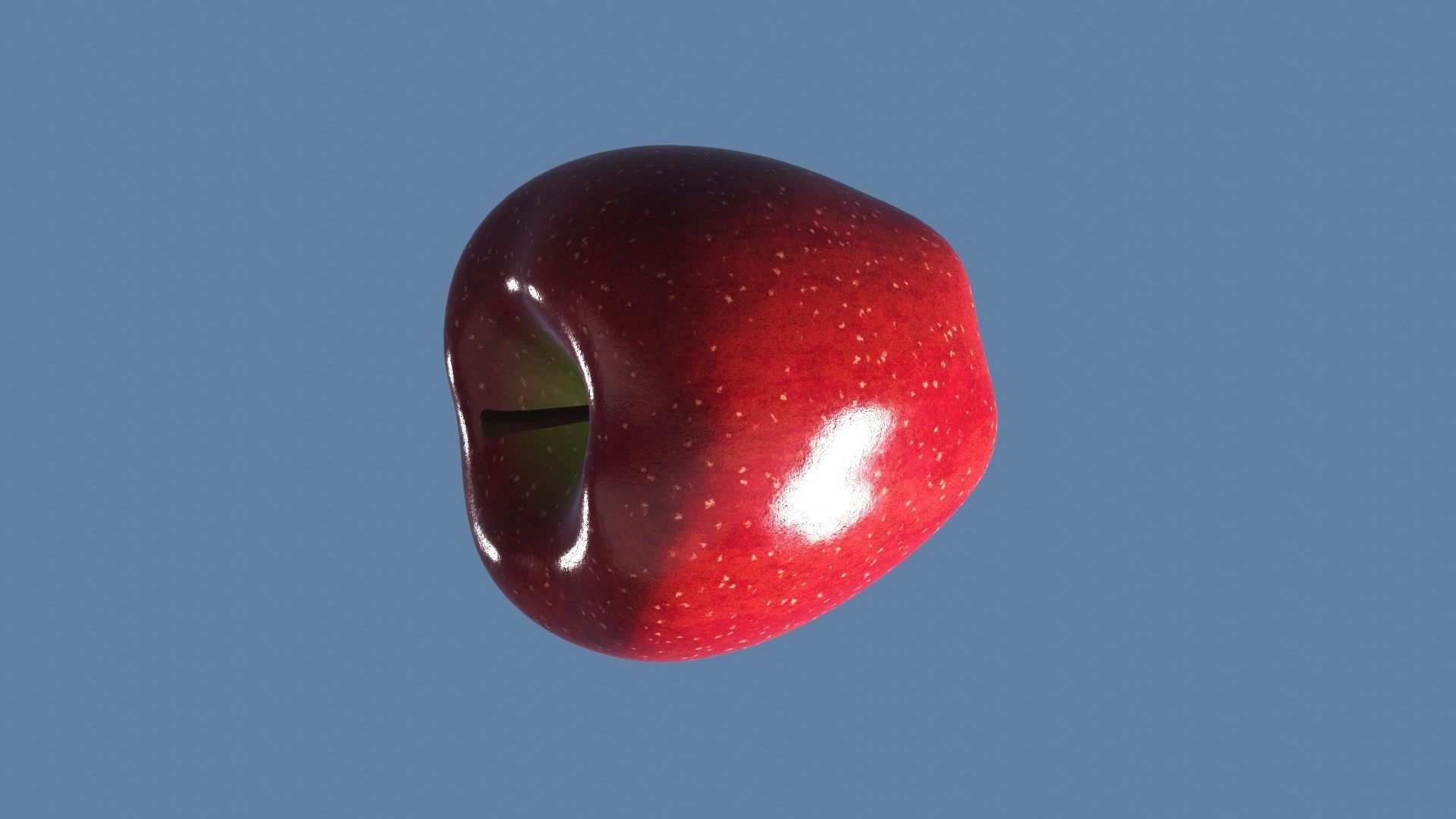 Red Green and Yellow Apples 3D Model Collection_18
