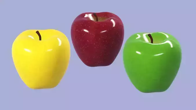 Red Green and Yellow Apples