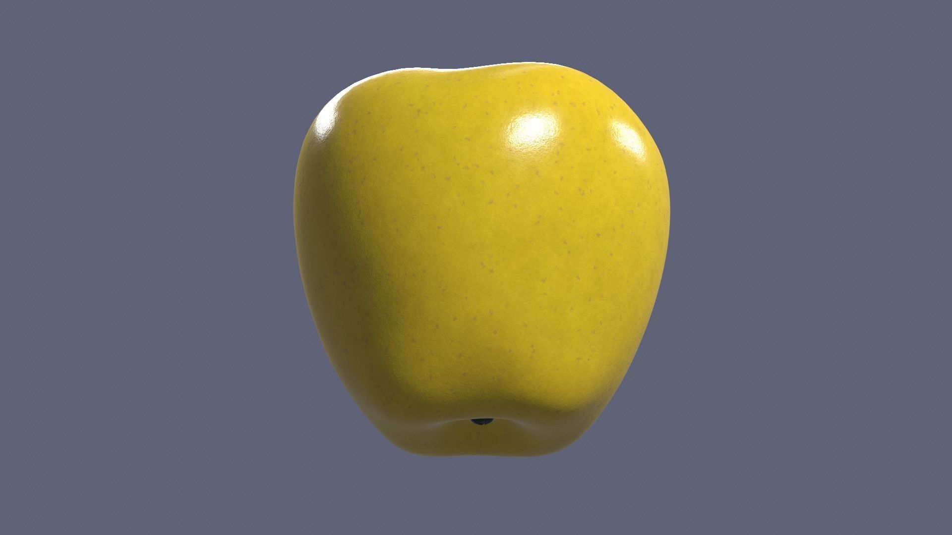 Red Green and Yellow Apples 3D Model Collection_38