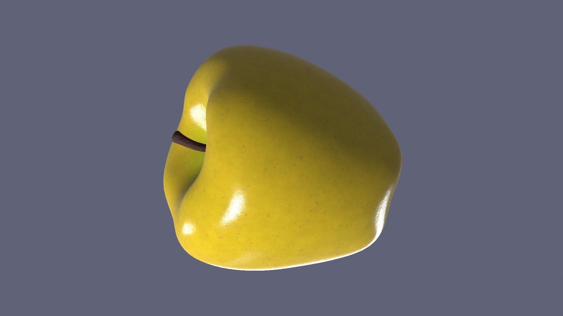 Red Green and Yellow Apples 3D Model Collection_36