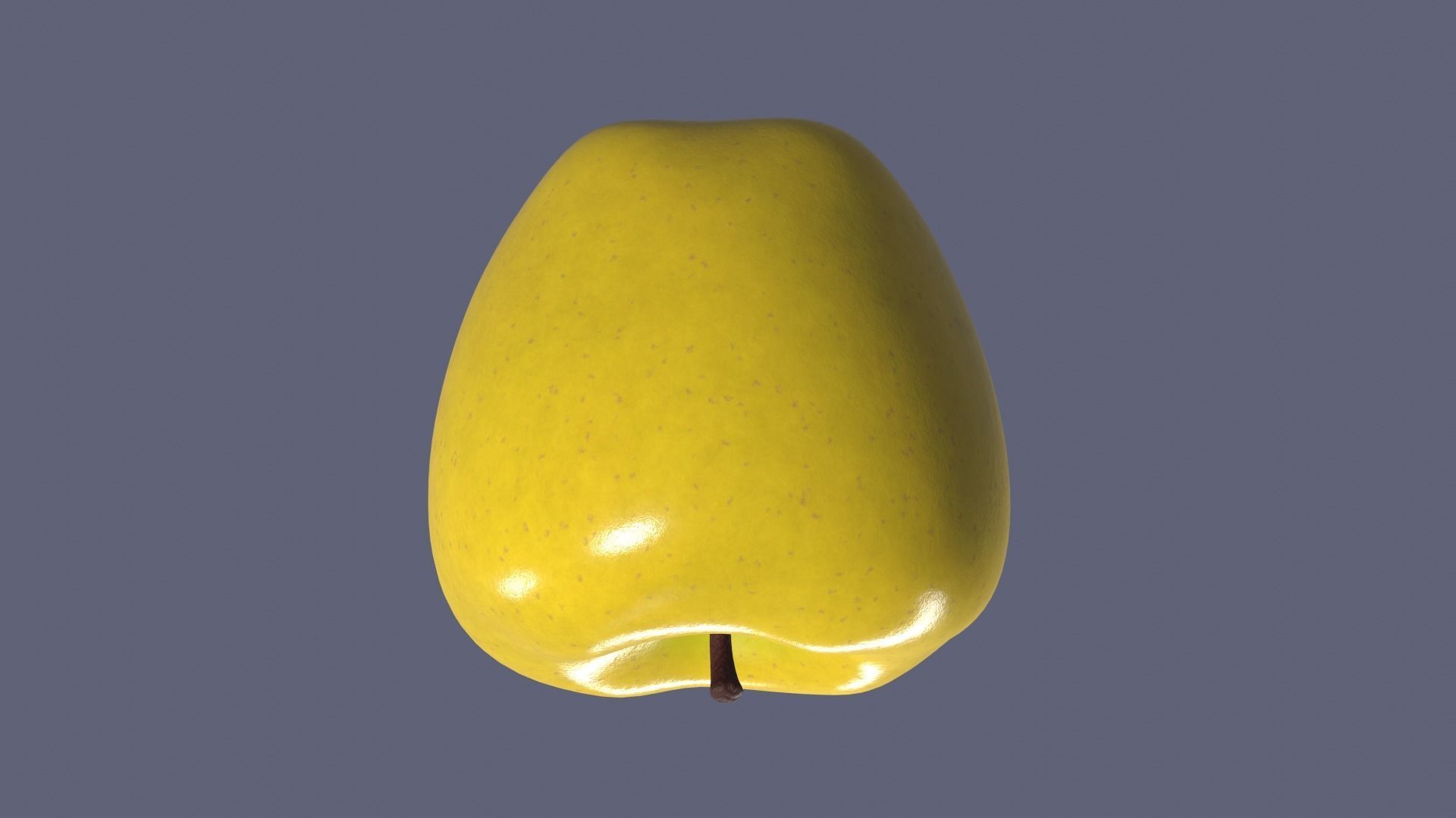 Red Green and Yellow Apples 3D Model Collection_39