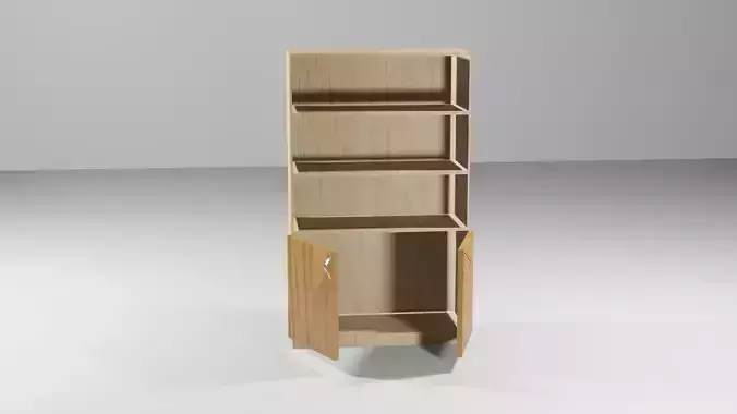 Bookshelf 3D model