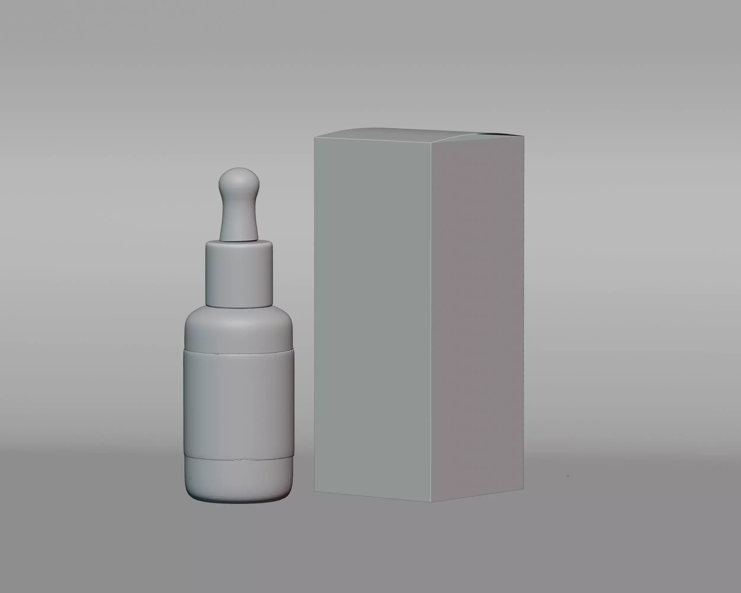 Dropper Bottle 3d model Low-poly 3D model_1