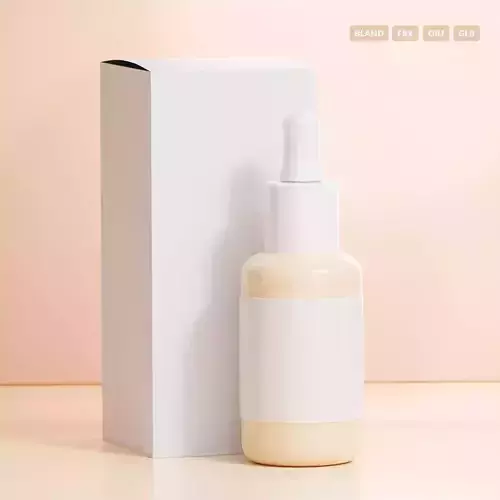 Dropper Bottle 3d model Low-poly 3D model