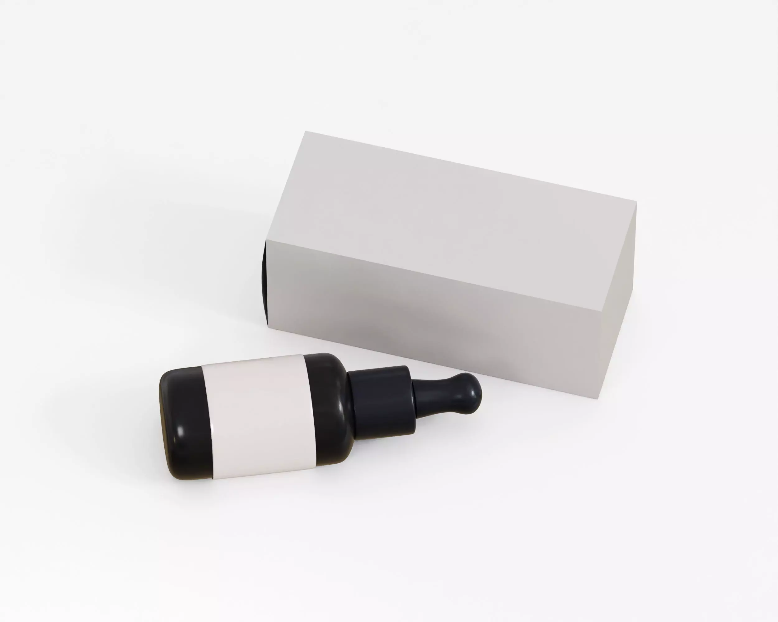 Dropper Bottle 3d model Low-poly 3D model_4