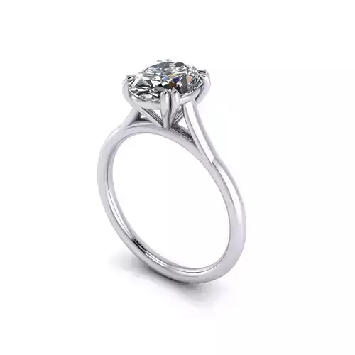 Love Solitaire Diamond Ring