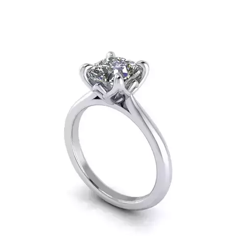 Cut Solitaire Diamond Ring