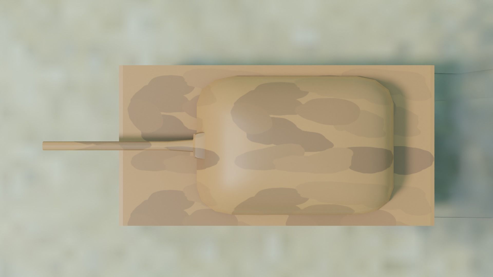 game tank 3d model Low-poly 3D model_2