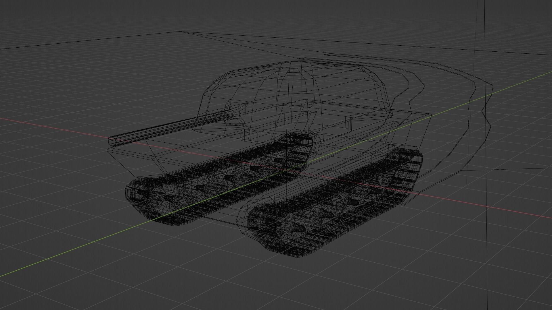 game tank 3d model Low-poly 3D model_5