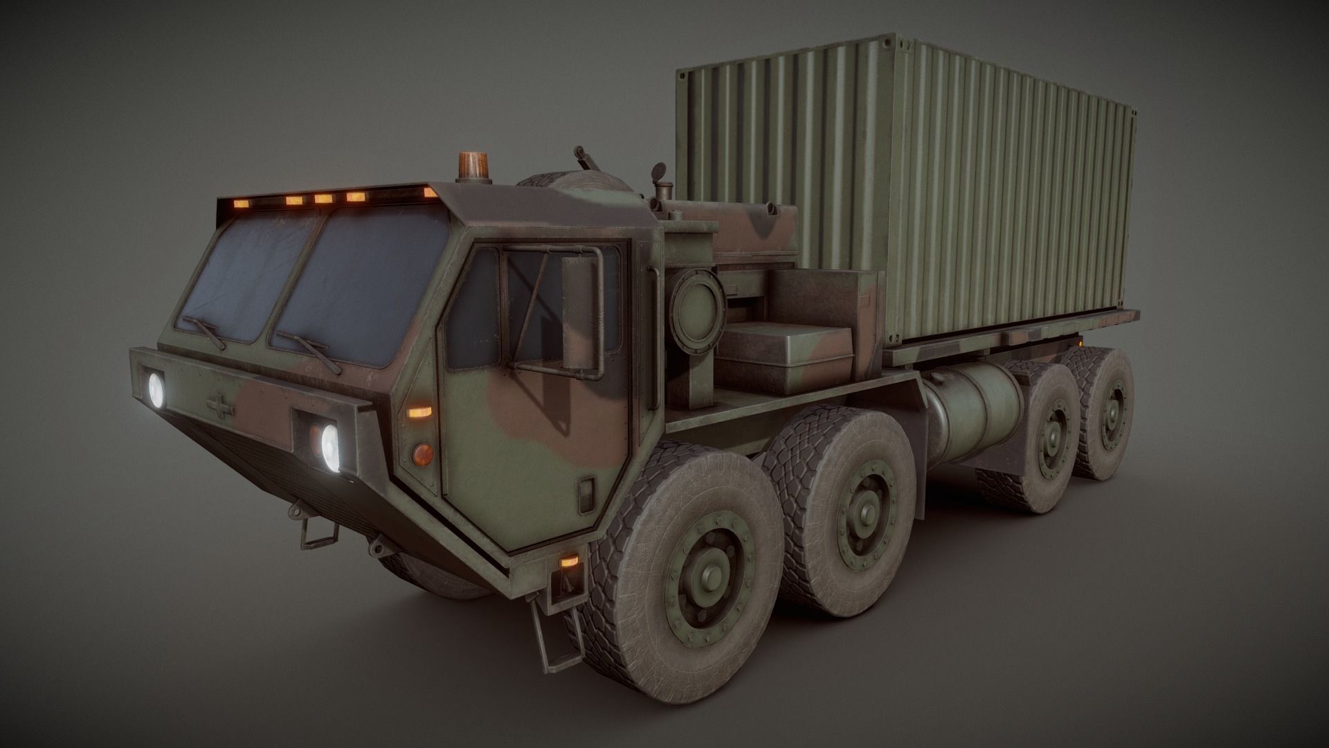 M1120 HEMTT LHS Heavy Expanded Mobility Tactical Truck Low-poly 3D model_14