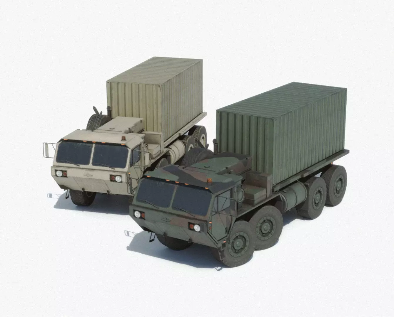 M1120 HEMTT LHS Heavy Expanded Mobility Tactical Truck Low-poly 3D model_0
