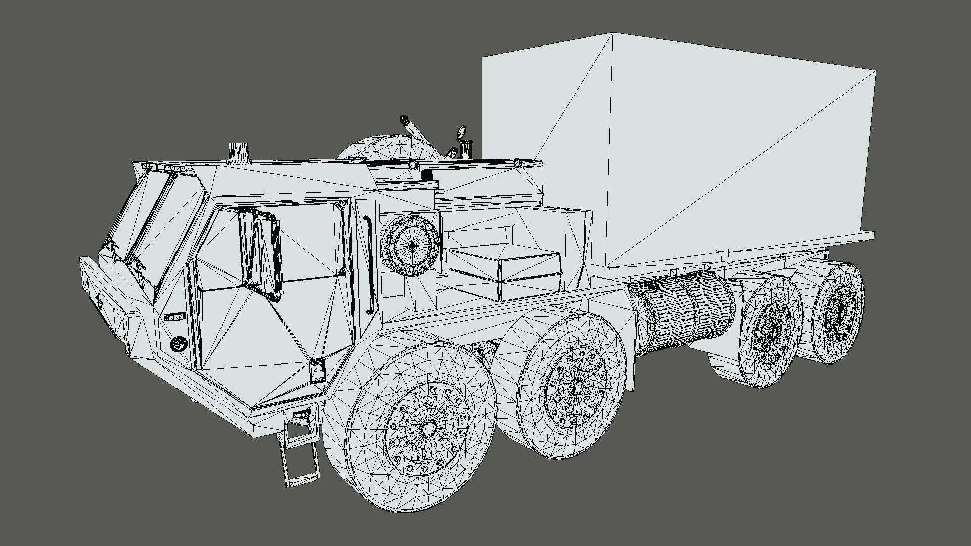 M1120 HEMTT LHS Heavy Expanded Mobility Tactical Truck Low-poly 3D model_21