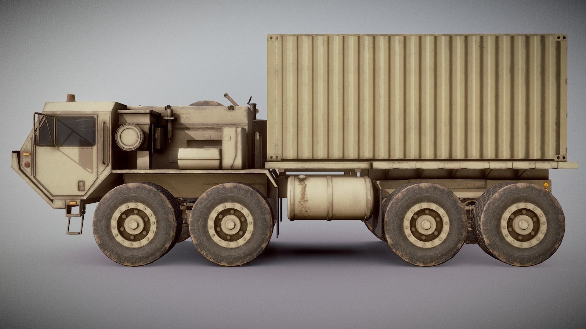 M1120 HEMTT LHS Heavy Expanded Mobility Tactical Truck Low-poly 3D model_20