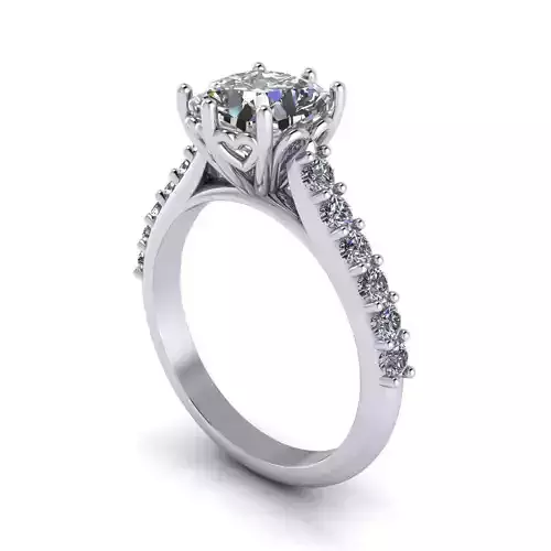 Great Solitaire Diamond Ring