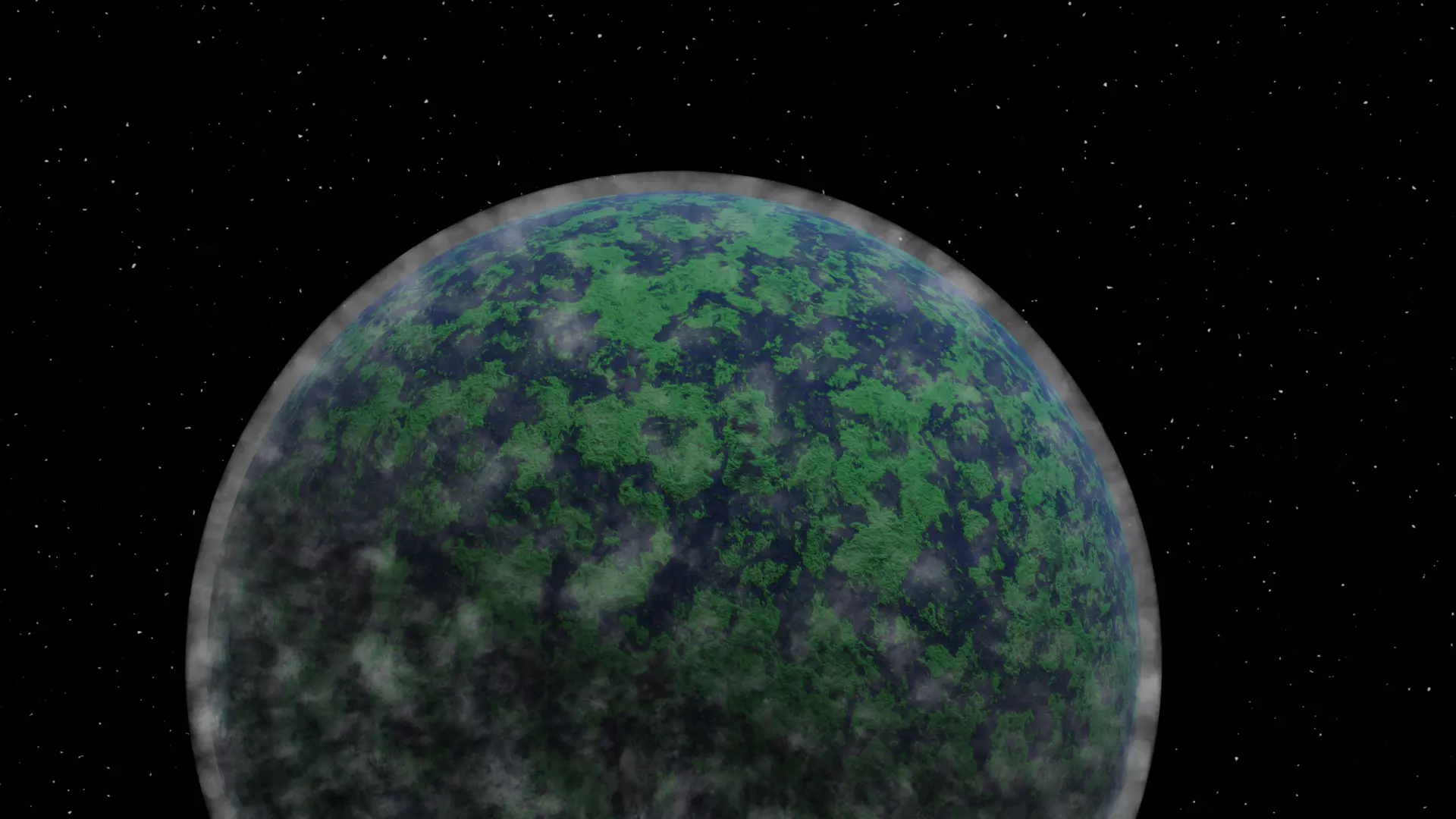 Earth-Like Planet 3D model_0