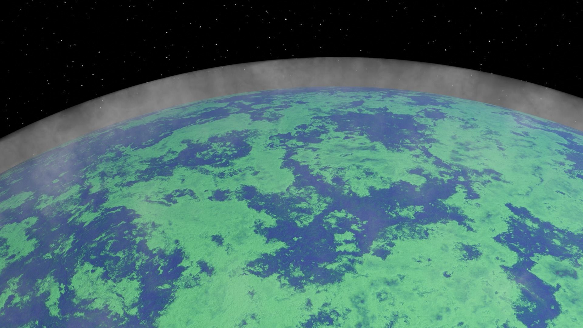 Earth-Like Planet 3D model_3