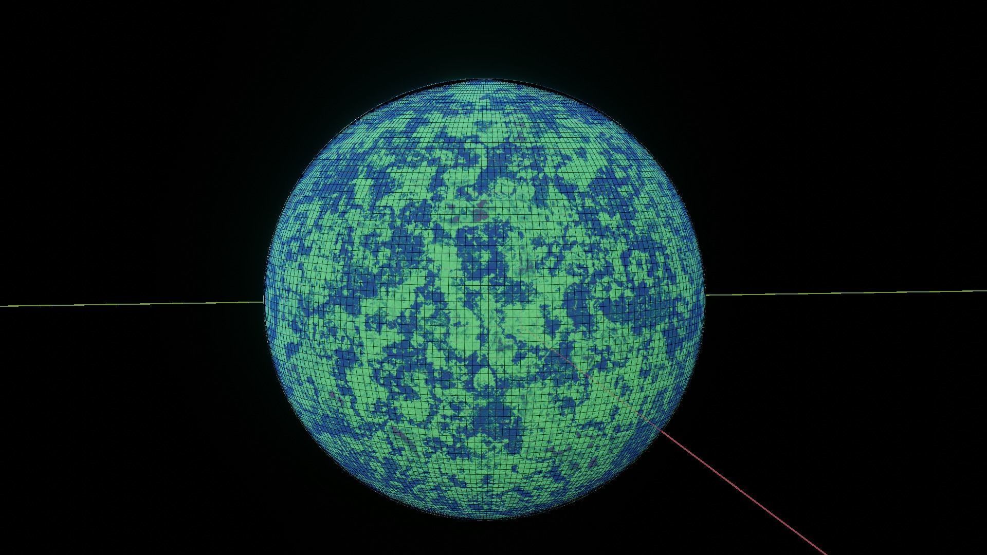 Earth-Like Planet 3D model_7